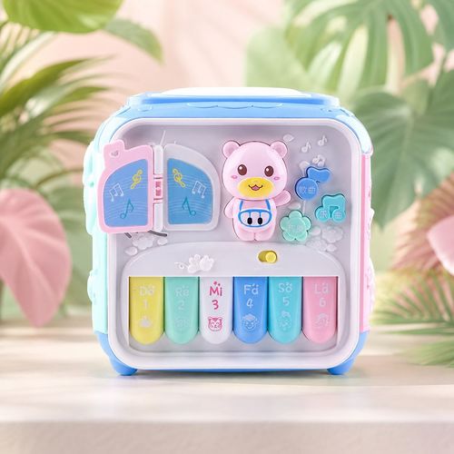 Children Multi-function Hand Wise Cube Hexahedron Baby Polyhedron Wisdom Puzzles Early Education Toy
