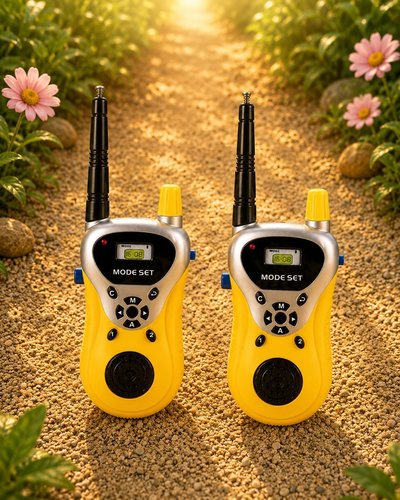 Pack Of 2 Walkie Talkie Toy
