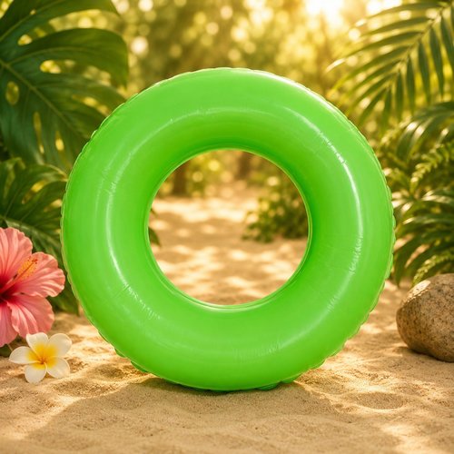 UCITY 35.5-inch Watermelon Pool Floats Summer Fruit Inflatable Swimming Rings Tubes for Kids Adults