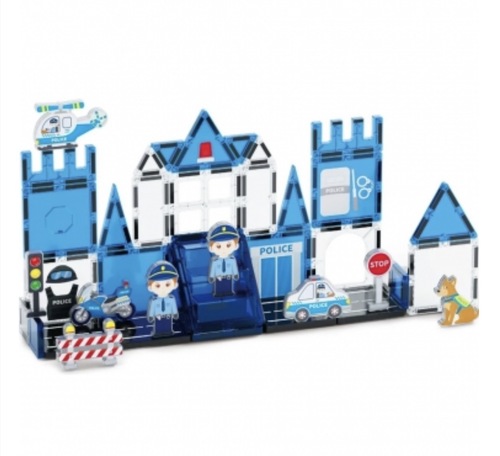 magnetic tiles police 42