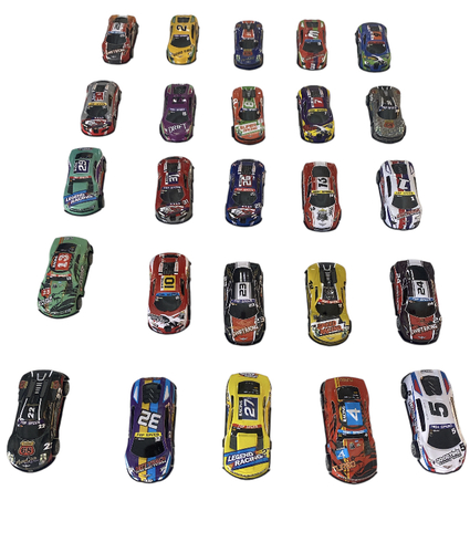 25pcs stamped steeel cars
