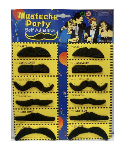 Mustache trick 12 pices