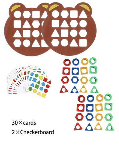 Shape Matching - Shape Matching
Game Color Sensory Educational Toy Education Parent-child Interaction Rules To
Cultivate Concentration Training