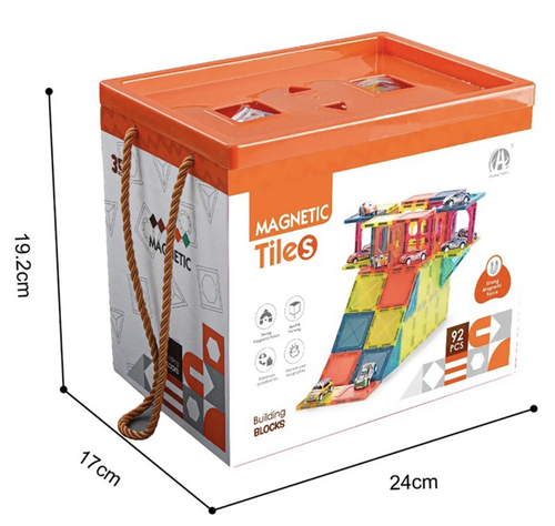 Educational magnets, 92 pieces