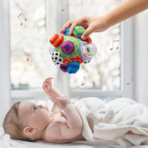 Baby Pure Cotton Bumpy Grasp Stuffed Ball Toy
