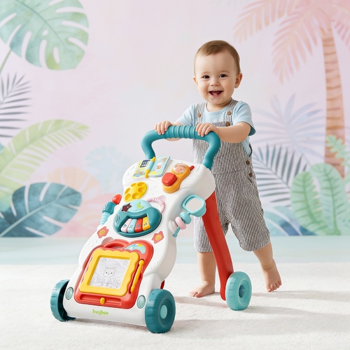 Baybee 2 in 1 Baby Walker for Kids | Sit-to-Stand Baby Activity Walker for Toddler with Drawing Boar