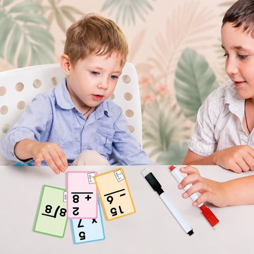 Math Flash Cards for Kids, Educational Flash Cards, Multiplication and Division Flash Cards