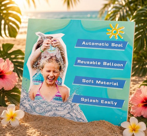 Magnetic reusable water balloons