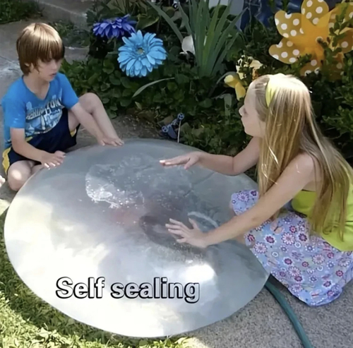 green jelly balloon ball
