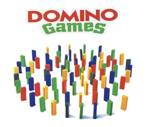 3 games in one game: Jenga, Uno, and Dominoes