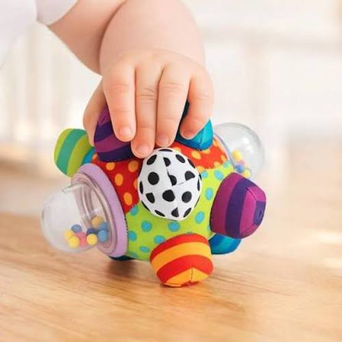 Baby Pure Cotton Bumpy Grasp Stuffed Ball Toy