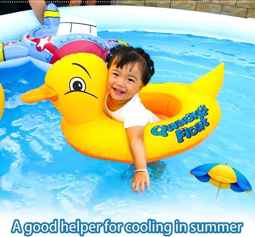 Inflatable Swimming Float - Cute Duck Swimming Pool Floats Water Fun Pool Floaties for Kids