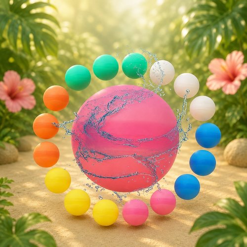 Reusable Water Balloons, Refillable Water Balloons For Kids Adults  Water Games Toy, Pool Beach Toys