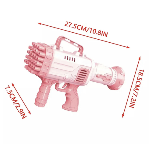 32 holes  bazooka bubble gun pink