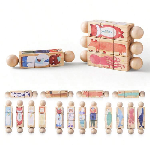 Animal body assembly game (bear)