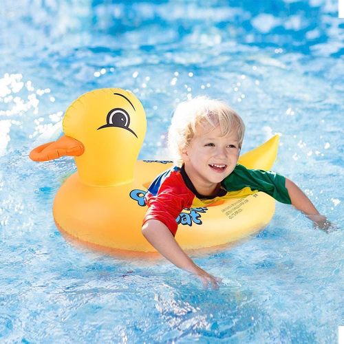 Inflatable Swimming Float - Cute Duck Swimming Pool Floats Water Fun Pool Floaties for Kids