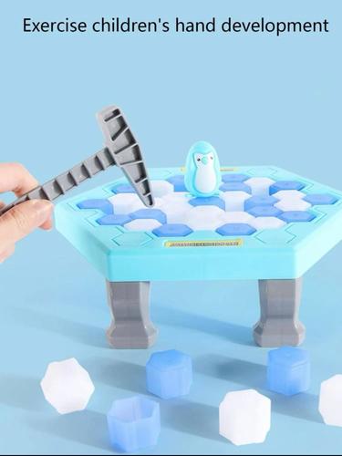 Penguin and ice