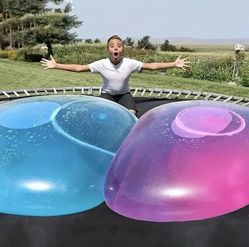 green jelly balloon ball