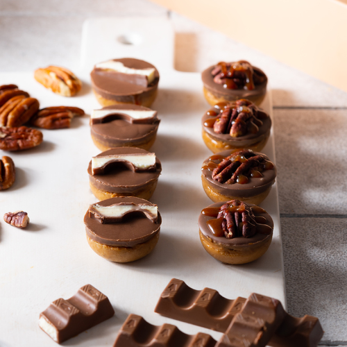 Pecan & Kinder Bites - box contains 16 pcs