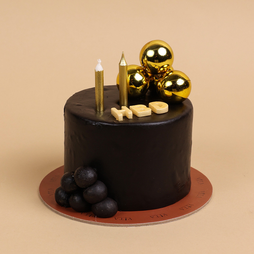 Secret - A box that contains a black cake.