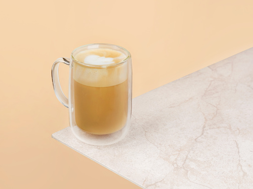 Cappuccino - A double shot of espresso coffee and steamed milk with foam.