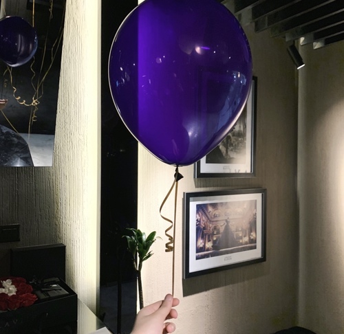 Purple standard balloon - Purple standard balloon 12inch.