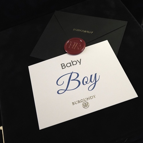 Baby Boy Card - Baby Boy Card. it doesn’t include the Burgundy envelope.