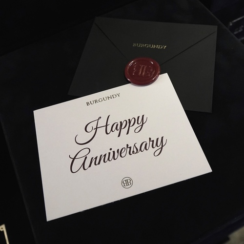 Happy Anniversary Card - Happy Anniversary Card. it doesn’t include the Burgundy envelope.