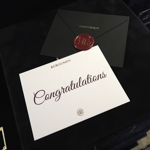 Congratulations Card - Congratulations Card. it doesn’t include the Burgundy envelope.