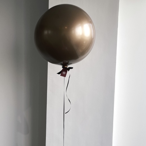 Metallic Bubble Balloon - Metallic Gold Bubble Balloon.