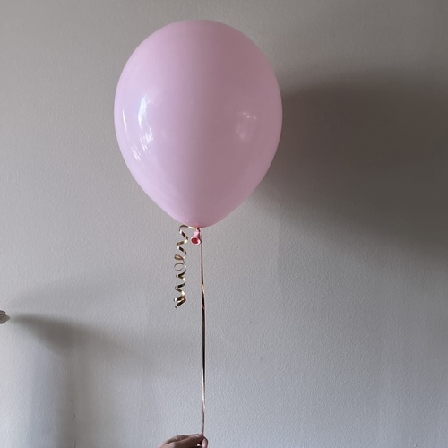 Light pink  standard balloon