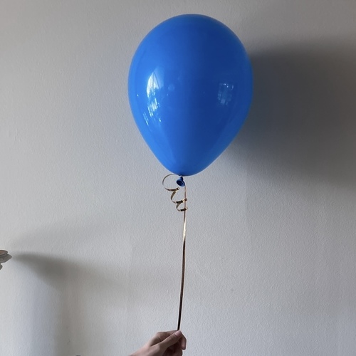 Blue standard balloon