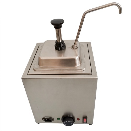 Electric Sauce Pump Dispenser 2L*1  C#555 - Sauce heater
Water bath system
2 liter capacity 
power 650 watts
 Dimensions: 240 * 250 * 450 mm 
High quality
 made in China