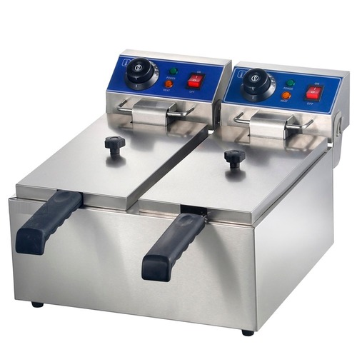 Electric Fryer 6+6 Liter C#547 - FRYER ELECTRIC 
capacity 6+6 litr 
Dimensions 390*440*275mm 
High quality 
Made in China