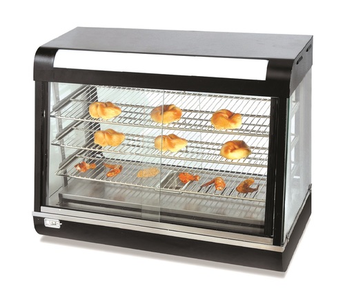 FOOD WARMER CURVED GLASS C#482 - food heater The temperature can be controlled from 30-80 degrees 1200 watts Dimensions 660 * 480 * 610 mm High quality made in China