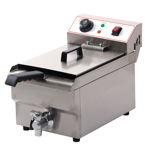 Electric fryer 10 liter C#706 - Electric fryer The capacity is 10 liters Dimensions: 280 * 460 * 325 mm Voltage 220-240 / 50-60 Hz Power 3000W Weight 7.5 kg High quality made in China