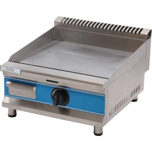 grill flat gas 50 cm #C709 - Gas flat grill Surface thickness  8 millimeter Dimensions: 500 * 580 * 345 mm Gas energy is 3 kilowatt-hours Weight 50 kg High quality made in China
Note: The bases of the grill are not as high as in the picture