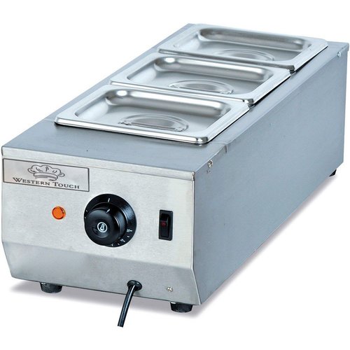 Chocolate Warmer 3 Basin  #714 - Dimension:230*640*180mm  Volts:220-240V/50Hz  Power:2KW  2.12KW  N/W:9Kg