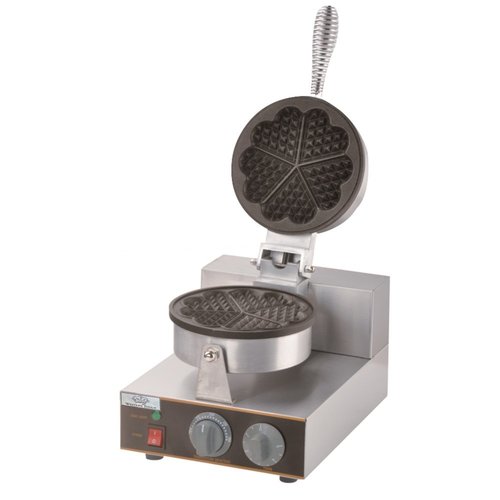 1-Plate Heart Shope Waffle Baker - Dimensions:250*350*260mm  Volts: 220-240V/50Hz  Power: 1KW  1.06KW N/W: 5.4Kg