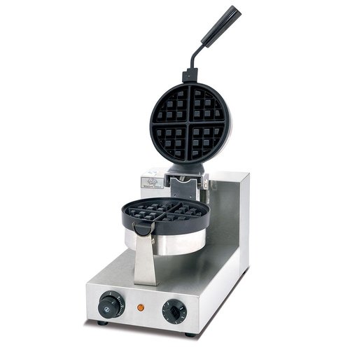 Rotary Waffle Bakier #720 - Dimensions:220*500*270mm  Volts: 220-240V/50Hz  Power: 1.4KW - 1.48KW Control Type: Manual