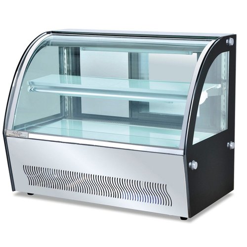 Cake display fridge #737 - Dimensions: 900*530*730 mm  Temp: 4~10℃ Voltage:220-240V Frequency:50Hz  Power:0.45KW - 0.48KW Layers:2 Capacity: 145L