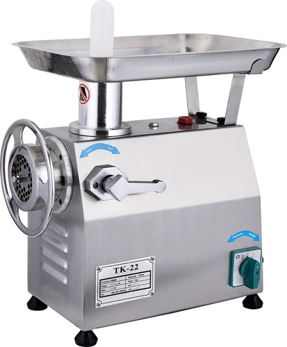 Meat grinder Size 22 #798 - size:49*34*43.5cm power:1100W Volts:220V/50HZ N/W:27kg Production 250 kg per hour
Dimensions: 400*270*525 mm