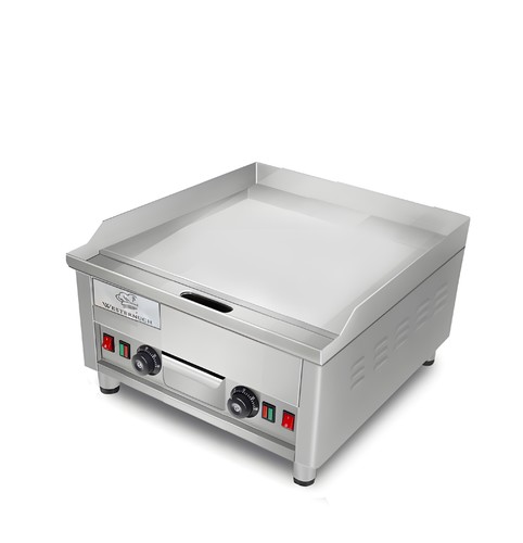 Electric flat grill 45 cm # 716 - Dimensions: 450*540*315MM Packing Size: 500*600*330 Volts: 220-240V/50-60Hz Power: 3KW 10mm thickness plate