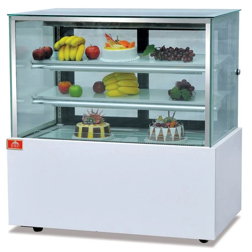 Owjar - Cake Showcase -1200m #954 - Dimensions:1200*680*1250mm
 ℃Temp: 4~10
Volts:220/110V; 50/60Hz
 Power: 780KW
N/W: 142kg
Refrigerant: R134a
Capacity:400L
 Brand Western Touch