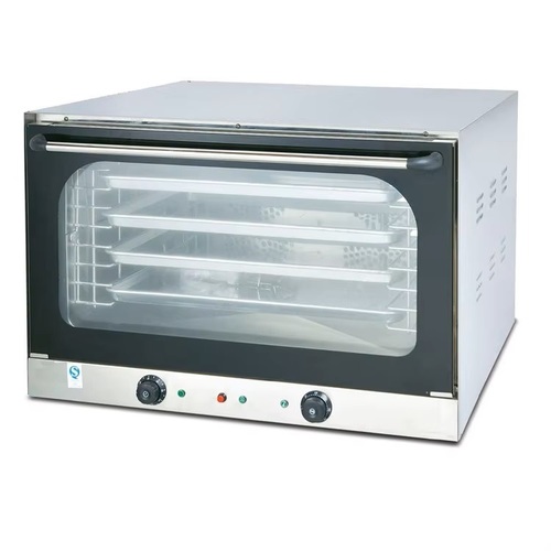 Electric Convection Oven 80cm #940 - Usage:Bread Type:Deck Baking Oven Power Source:Electric Voltage: 220V/50Hz Power (W):6.4KW Weight:56Kg Dimension (L*W*H):835*770*580mm Warranty: 1 Year Product Description 1.High quality stainless steel 2.Fryer baskets with plastic handles to avoid scalding hands 3.High efficient heating tubes with rapid heating function 4. Temperature control probeBrand Brand
 Western Touch