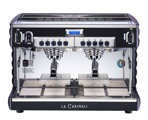 # 833Carmali Bubble 2 Group coffee machine - BrandCarimaliNumber of buttons5Steam boiler capacity11LWater connection MainsMainsCup warmeryesWater connectionMainsVoltage220 – 240 V 50/60 HzPower3850 W