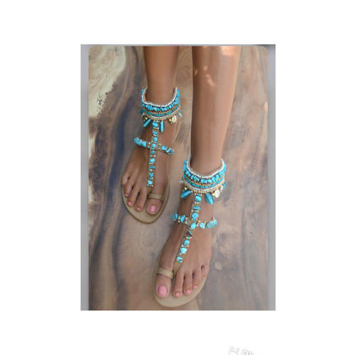 Sandal indy turquoise