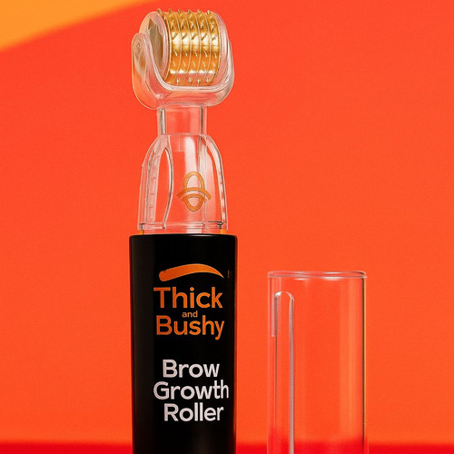 2 thick and bushy rollers - Thick & Bushy brow growth roller9s Thick & Bushy Eyebrow Growth Product4 A blend of 100% natural oils, cold-pressed with no chemical additives© Enhances eyebrow growth and increases density• Safe & effective - comes with a special roller tool for better absorption& Easy to use: Once daily before bed or more often• Get your dream brows in 4 weeksIngredients: 100% natural oil blendCold-pressed, with no additives
  Avoid contact with eyes  Always sterilize the tool  Do not expose to sunlight while using  Stop plucking eyebrows during this period  Make sure you are not allergic before use  Product shelf life: 3 months from delivery date