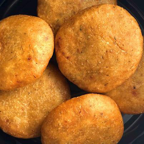 Alhageya Kubba Potato - Half dozen of kubbeh potato stuffed with meat and chbant.