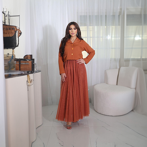 Exclusive Online Women's Clothing Store in Kuwait - blazer with toor skirt